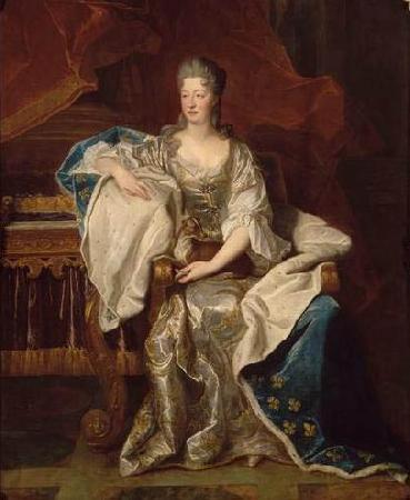 Hyacinthe Rigaud Portrait of Marie Anne de Bourbon oil painting image